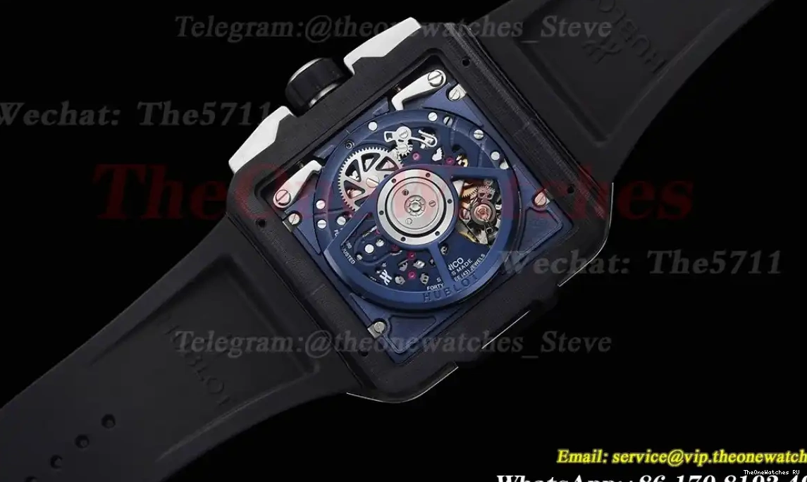 Blue Square RU HUB1280A Skeleton SS Unico Dial BBF Cer 42mm Bang 0330